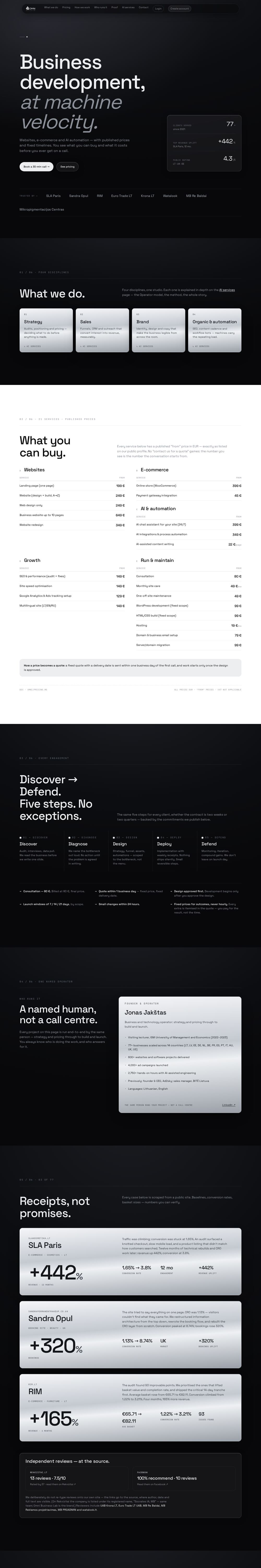omnibusinesslab.com — le site de notre agence — capture d'écran du site